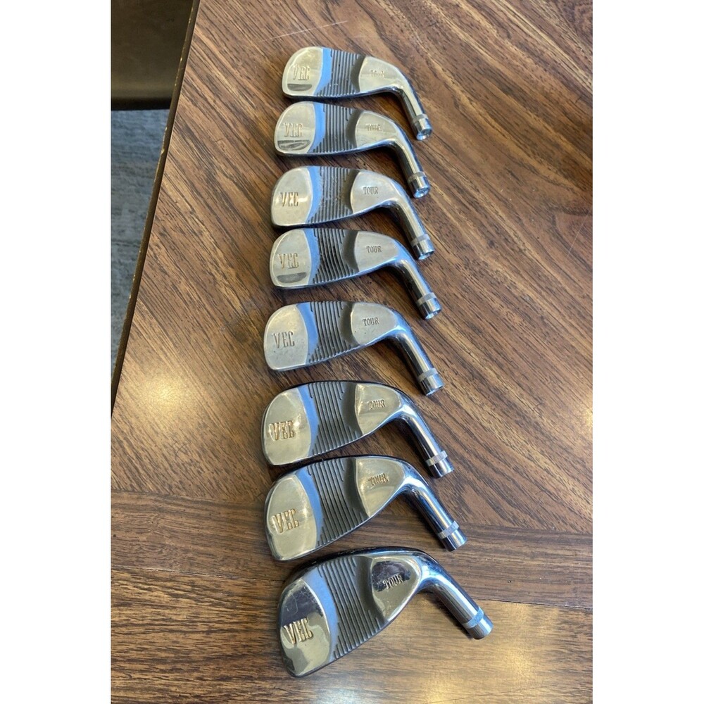 Bob Toski 3-PW Iron Set Right-Handed Golf Club Heads Only - VEC Tour RH Flo Back